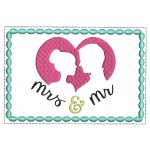 ITH - Postkarte Mr. & Mrs. Silhouette 1